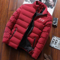 Winter Warm Men Cotton Jacket With Long Sleeves