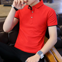 Casual Slim Short Sleeve Fit Polo T Shirt