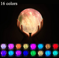 3D Printing Lunar Painting Creative Night Light