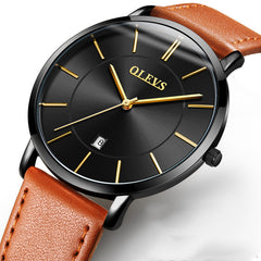 Men's Genuine Leather Watch