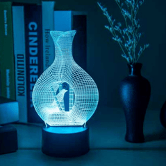 Creative 3D Vase Design Touch Night Light LED lamp