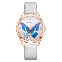 GAIETY Rhinestone Butterfly Watch Women