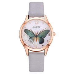 GAIETY Rhinestone Butterfly Watch Women