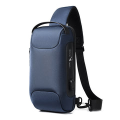 Oxford Crossbody Bag Waterproof, USB, and Anti-Theft