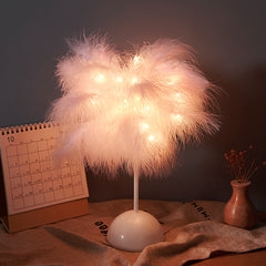 Feather Lamp Nordic Desk Lamp European-Style