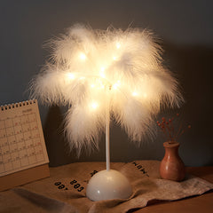 Feather Lamp Nordic Desk Lamp European-Style