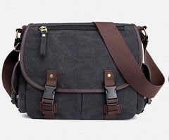 Men's Canvas Small Messenger Bag