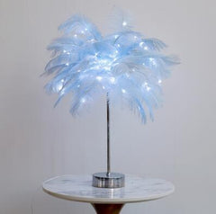 Feather Lamp Nordic Desk Lamp European-Style