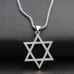 Six-pointed star necklace