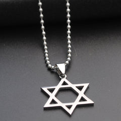 Six-pointed star necklace