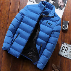 Winter Warm Men Cotton Jacket With Long Sleeves