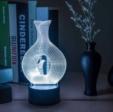 Creative 3D Vase Design Touch Night Light LED lamp