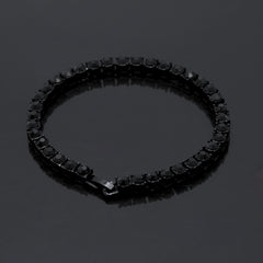 Street Rock Statement: Men's Tin Alloy Iced Bracelet