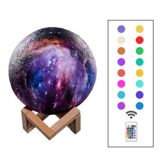 3D Printing Lunar Painting Creative Night Light