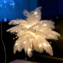 Feather Lamp Nordic Desk Lamp European-Style