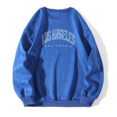 Printed Letter Crewneck Sweatshirts