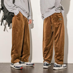 Corduroy Wide-leg Pants Trousers