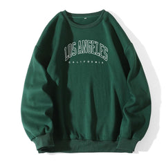 Printed Letter Crewneck Sweatshirts