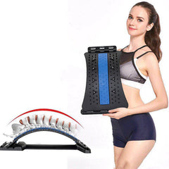 Back Stretcher, Multi-Level Back Pain Relief for  Lower and Upper Back Stretcher Support