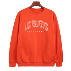 Printed Letter Crewneck Sweatshirts