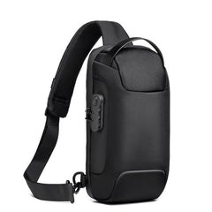 Oxford Crossbody Bag Waterproof, USB, and Anti-Theft