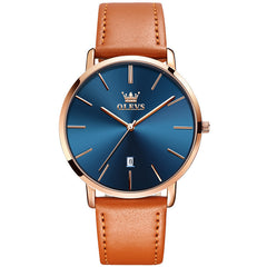 Men's Genuine Leather Watch