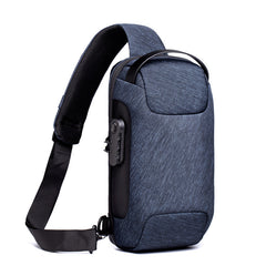 Oxford Crossbody Bag Waterproof, USB, and Anti-Theft