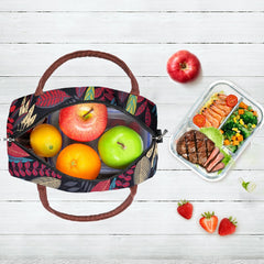 Portable Thermal Lunch Bag: Aosbos Canvas Insulated Cooler