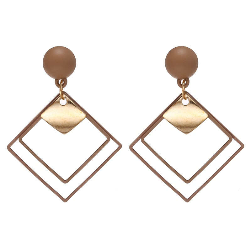 Long Statement Dangle Drop Earrings For Women