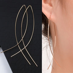 Golden Glamour: Geometric Vintage Tassel Earrings for Women