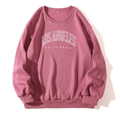 Printed Letter Crewneck Sweatshirts