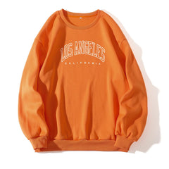 Printed Letter Crewneck Sweatshirts