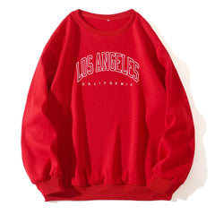 Printed Letter Crewneck Sweatshirts