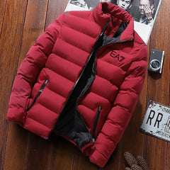 Winter Warm Men Cotton Jacket With Long Sleeves