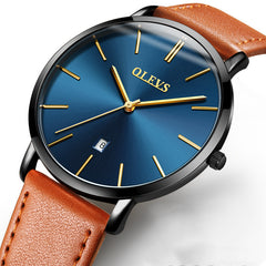 Men's Genuine Leather Watch