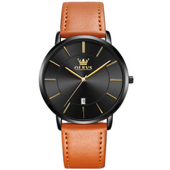 Men's Genuine Leather Watch