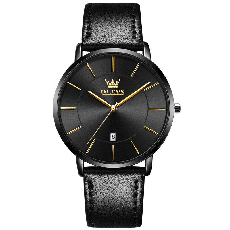 Men's Genuine Leather Watch