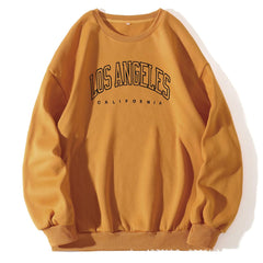 Printed Letter Crewneck Sweatshirts