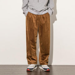 Corduroy Wide-leg Pants Trousers