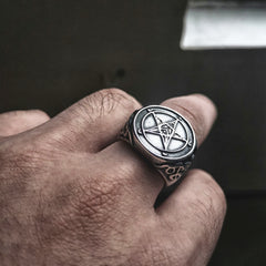 Occult Stainless Steel Ring