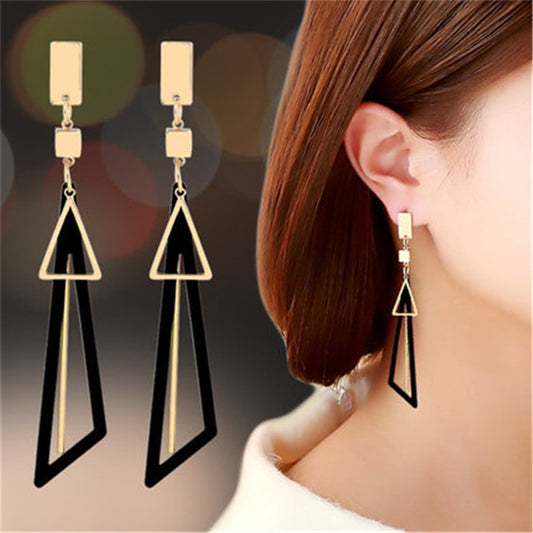 Long Statement Dangle Drop Earrings For Women