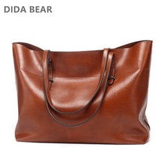 Designer Sophistication Women's Leather Tote by DIDABEAR