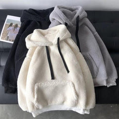 Furry Loose Fluffy Lady Hoodies